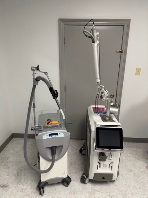 Laser treatment equipment at 360 Wellness