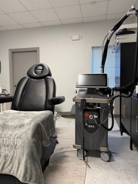 DEKA laser system and treatment chair